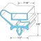 Door Gasket - for Beverage Air Part# 712-013C-01