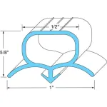 Door End Gasket  for Beverage Air Part# 712-025D01