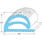 Compression Gasket  1/2" Height,50' for AllPoints Part# 741320