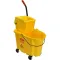 35Qt Wavebrake Mop Combo Yellow Bucket & Wringer for Rubbermaid Part# 758088YEL