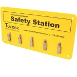 99953 - Tucker Safety - 5-Clip Cut Glove Storage Station