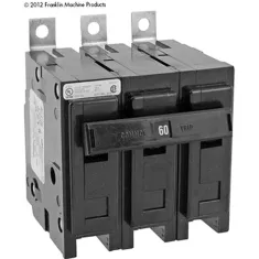 60 Amp 3-Pole Cut-Ham Breaker for AllPoints Part# 8009631