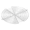 Wells Axial Motor  6 Fan Guard for AllPoints Part# 8010086