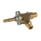 Burner Valve,1/4"Mpt X 3/8"Cc for AllPoints Part# 8016593