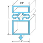Door Gasket 25 1/8" X 54 1/8" for True Part# 810-801
