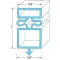 Door Gasket for True Part# 810801