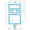 Door Gasket for True Part# 810804