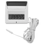 Cooper Atkins SP120-0-8 Thermometer, Panel Mount, Square, Solar Power, 1.5V