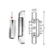 Cover, Hinge (kason 212) for Kason Part# 90212003610015F