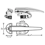 Kason® - 10930C00004 Latch W/Strike for Kason Part# 930C00004