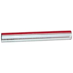 Tube, Glass-Red & Whitestripe for Market Forge Part# 97-6642