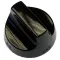 Black Open Burner Knob for American Range Part# A32001