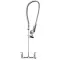 Pre Rinse Unit 8" Ctr Wall for T&S Brass Part# B0133M