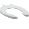 Seat,Toilet , Elng,Wht,S/S Blts for Frigidaire Part# B1055SSC000