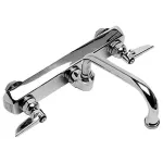 Faucet 8" Ctr Wall 12" Noz for T&S Brass Part# B1128M
