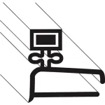Gasket,Door (Vertical) for Baxter Part# BAX01-100V16-0271C