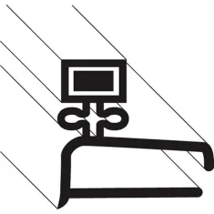 Gasket,Door (Horizontal, Top) for Baxter Part# BAX1-1P2321-31