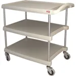 BC2030-34G Intermetro - Gray Utility Cart with 3 Shelves