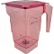 Jar (4-Sided,Red,W/Lid,75 Oz) for Blendtec Part# BLD40-619-62