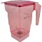 Jar (4-Sided,Red,W/Lid,75 Oz) for Blendtec Part# BLT100367