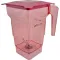 Jar (4-Sided,Red,W/Lid,75 Oz) for Blendtec Part# BLT40-619-62