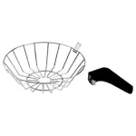 Basket,Wire , 7-5/8", Non-Nsf for Bunn Part# BU01029.0000