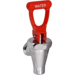 Faucet Assy(Chr/Red Hdl,Water) for Bunn-O-Matic Part# BUN7094-0002