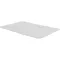 Lid Fdbox Poly 12X18-148 White for Cambro Part# CAM1218CP148