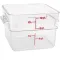 Container Sq Clear 12Qt  for Cambro Part# CAM12SFSCW135