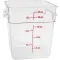 Container Sq Clear 18Qt  for Cambro Part# CAM18SFSCW135