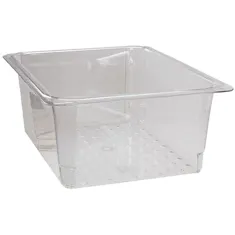 Colander Food Pan 1/2X5 Clear for Cambro Part# CAM25CLRCW135