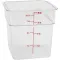 Container Sq Clear 4Qt  for Cambro Part# CAM4SFSCW135
