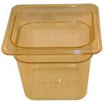 66HP Cambro - Amber Polycarbonate Food Pan (max 60 chars)