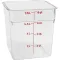 Container Sq Clear 8Qt  for Cambro Part# CAM8SFSCW135