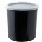 Crock W/Lid(Plst,1.2 Qt, Blk) for Cambro Part# CAMCP12-110