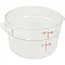 Container (8-3/16"Rd,2 Qt,Clr) for Cambro Part# CAMRFSCW2