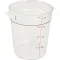 Container (8-3/16"Rd,4 Qt,Clr) for Cambro Part# RFSCW4 (135)