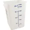 Container(Square,22 Qt,White) for Cambro Part# CMB22SFSP-148