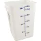 Container(Square,22 Qt,White) for Cambro Part# CMB22SFSP (148)