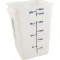 Container(Square,22 Qt,White) for Cambro Part# CMB22SFSP148