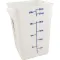 Container(Square,22 Qt,White) for Cambro Part# CMB22SFSP(148)