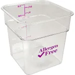 Container(4 Qt, Allergen-Free for Cambro Part# CMB4SFSCW441
