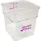 Container(4 Qt, Allergen-Free for Cambro Part# CMB4SFSCW441