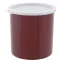 Crock W/Lid(Plst,1.2 Qt, Brn) for Cambro Part# CMBCP12-195