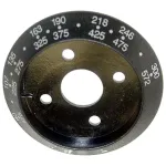 Thermostat Dialdial Plate for Caddy Corp. Of America Part# CMN1055A0