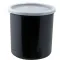 Crock W/Lid(Plst,1.2 Qt, Blk) for Cambro Part# CP12-110