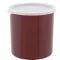Crock W/Lid(Plst,1.2 Qt, Brn) for Cambro Part# CP12-195