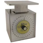 Edlund DR-2 Deluxe Scale, Portion, Dial Type, Dishwasher Safe, Top Loading Counter Model, Rotating Dial, Vertical Face, 32 Oz X 1/4 Oz Graduation, Stainless Steel Construction, With Air Dashpot, Nsf Certified, Made In Usa