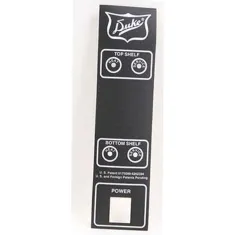 Control Fwm3-2X Label  for Duke Part# DUK155743