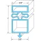 Door Gasket 25 1/8" X 54 1/8" for True Part# E810-862